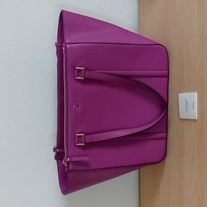 Kate Spade Large Tote Purple Very Berry Magenta NWT 478 U$